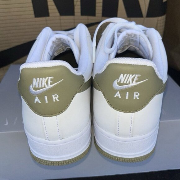 NEW Nike Air Force 1 \'07 Shoes White Neutral Olive FJ4146-110 Men\'s Size 12